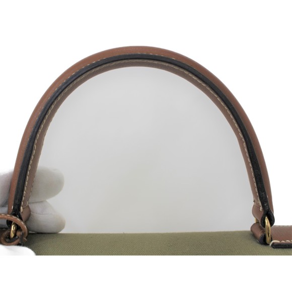 Hermes Kelly 28 Brown Moss Green - Picture 14 of 16